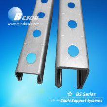 41*41mm Besca Manufacture Unistrut type Strut Channel Supplier With Certifications